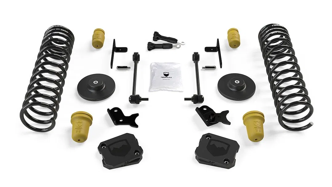 2012020 – TERAFLEX Lift Kit Suspension, 2-1/2 Inch Front Lift 1/2 Inch Rear Lift Without Shock Absorbers In Kit - Sho...